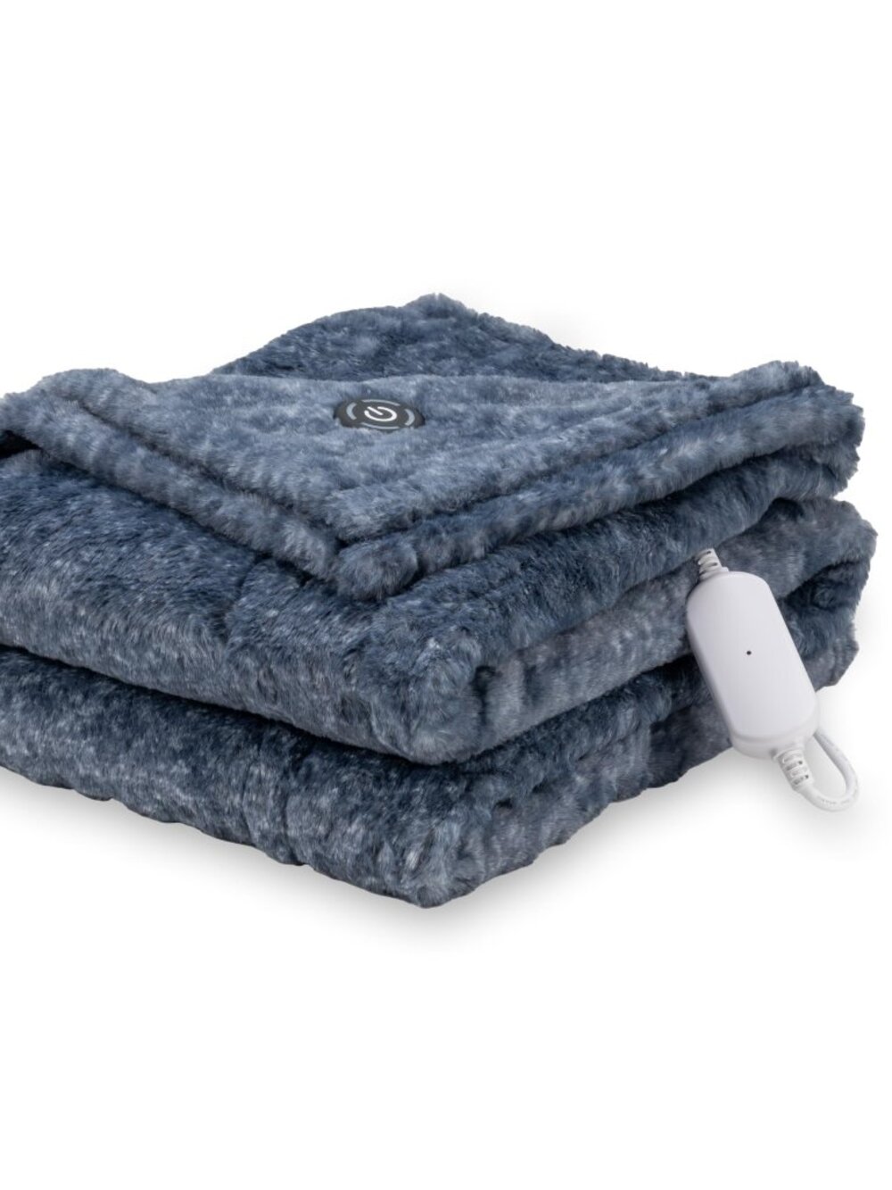 NEW Berkshire Blanket Heated Throw Blanket, Grace Fur to Loftmink Reversible